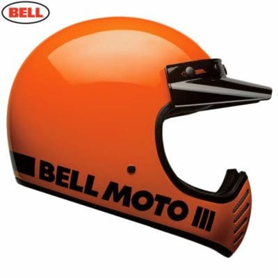 Bell 2021 Cruiser Moto 3 Adult Helmet (Classic Flo Orange)