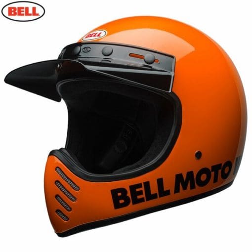 Bell 2021 Cruiser Moto 3 Adult Helmet (Classic Flo Orange) - Image 2