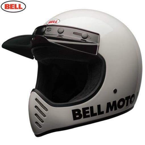 Bell 2021 Cruiser Moto 3 Adult Helmet (Classic White) - Image 2
