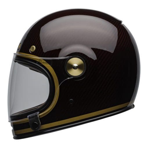 Bell 2021 Cruiser Bullitt Carbon Adult Helmet (Transend Candy Red/Gold) - Image 5