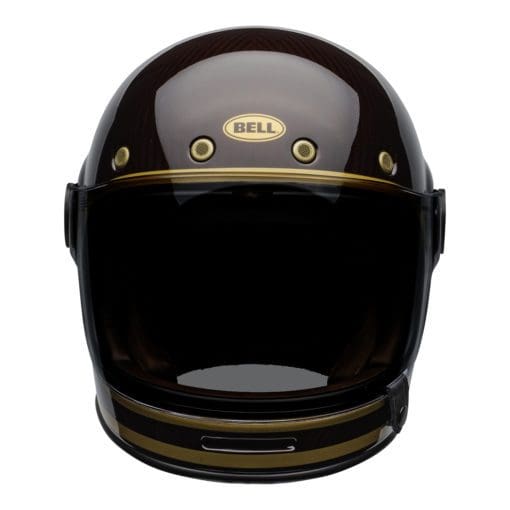 Bell 2021 Cruiser Bullitt Carbon Adult Helmet (Transend Candy Red/Gold) - Image 3