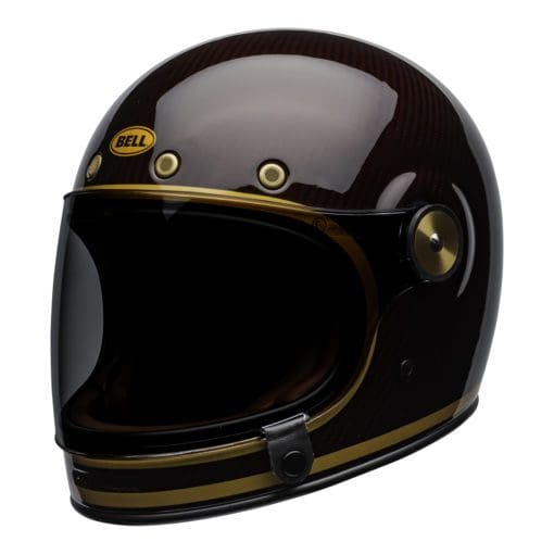 Bell 2021 Cruiser Bullitt Carbon Adult Helmet (Transend Candy Red/Gold) - Image 4