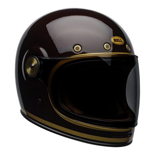 Bell 2021 Cruiser Bullitt Carbon Adult Helmet (Transend Candy Red/Gold) - Image 2