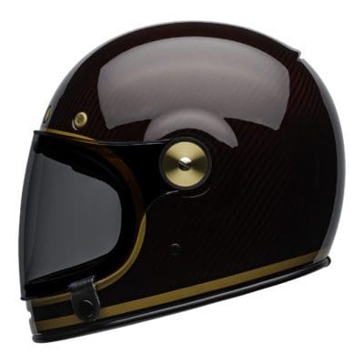 Bell 2021 Cruiser Bullitt Carbon Adult Helmet (Transend Candy Red/Gold)