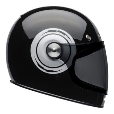 Bell 2021 Cruiser Bullitt Adult Helmet (Bolt Black/White)