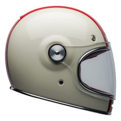 Bell 2021 Cruiser Bullitt DLX Adult Helmet (Command Vintage White/Red/Blue)