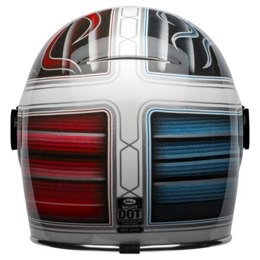 Bell Cruiser 2021.2 Bullitt DLX Helmet (Barracuda White/Red/Blue) - Image 4
