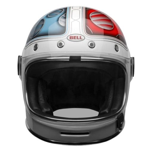 Bell Cruiser 2021.2 Bullitt DLX Helmet (Barracuda White/Red/Blue) - Image 2