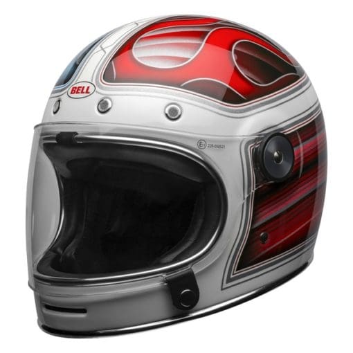 Bell Cruiser 2021.2 Bullitt DLX Helmet (Barracuda White/Red/Blue) - Image 3
