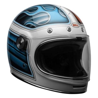 Bell Cruiser 2021.2 Bullitt DLX Helmet (Barracuda White/Red/Blue)