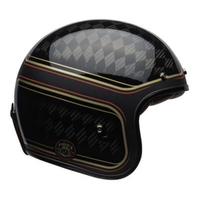 Bell Crusier 2021 Custom 500 Carbon Adult Helmet (RSD Checkmate M/G Black/Gold)