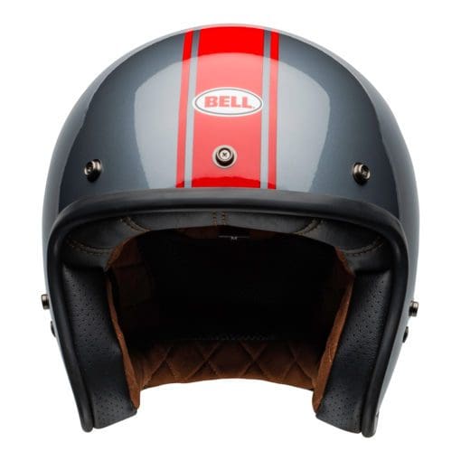 Bell Crusier 2021 Custom 500 DLX Adult Helmet (Rally Gloss Grey/Red) - Image 4