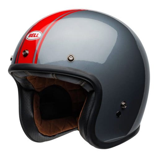 Bell Crusier 2021 Custom 500 DLX Adult Helmet (Rally Gloss Grey/Red) - Image 5