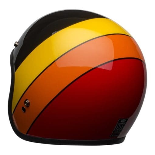 Bell Crusier 2021 Custom 500 DLX Adult Helmet (RIF Black/Yellow/Orange/Red) - Image 4