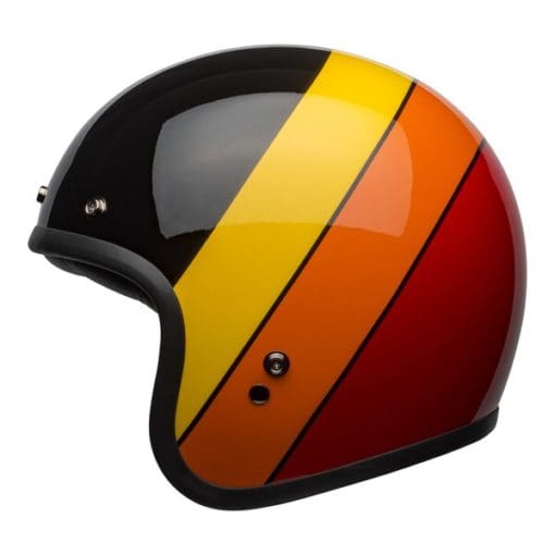 Bell Crusier 2021 Custom 500 DLX Adult Helmet (RIF Black/Yellow/Orange/Red) - Image 2