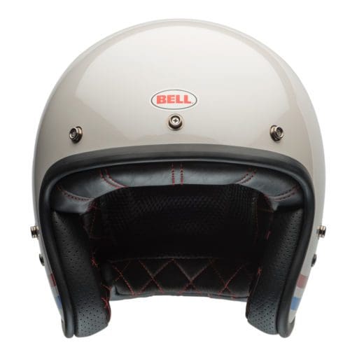 Bell Cruiser 2021 Custom 500 DLX Adult Helmet (Stripes Pearl White) - Image 5