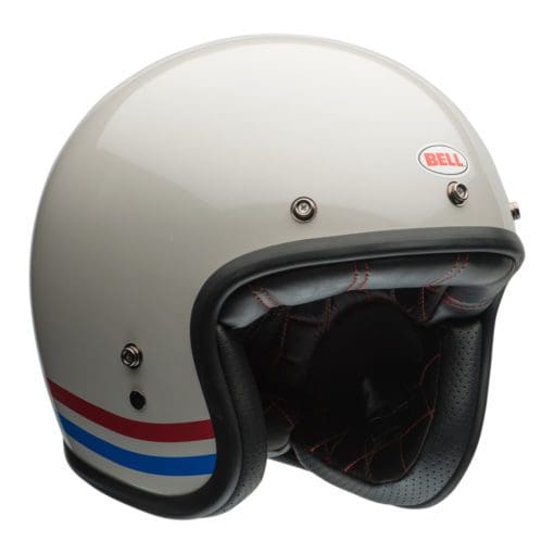 Bell Cruiser 2021 Custom 500 DLX Adult Helmet (Stripes Pearl White) - Image 3