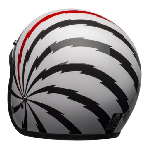 Bell Cruiser 2021 Custom 500 SE Adult Helmet (Vertigo White/Black/Red) - Image 4