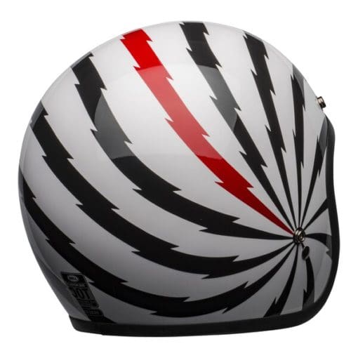 Bell Cruiser 2021 Custom 500 SE Adult Helmet (Vertigo White/Black/Red) - Image 7