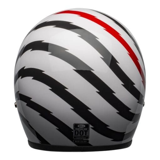 Bell Cruiser 2021 Custom 500 SE Adult Helmet (Vertigo White/Black/Red) - Image 3
