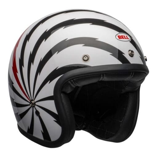 Bell Cruiser 2021 Custom 500 SE Adult Helmet (Vertigo White/Black/Red) - Image 7