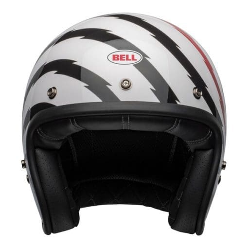 Bell Cruiser 2021 Custom 500 SE Adult Helmet (Vertigo White/Black/Red) - Image 5