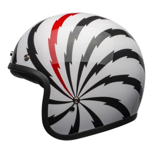 Bell Cruiser 2021 Custom 500 SE Adult Helmet (Vertigo White/Black/Red) - Image 2