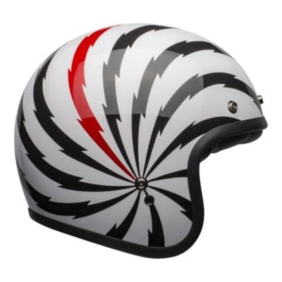 Bell Cruiser 2021 Custom 500 SE Adult Helmet (Vertigo White/Black/Red)