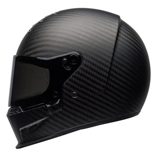 Bell Cruiser 2021 Eliminator Carbon Adult Helmet (Solid Matte Black) - Image 5