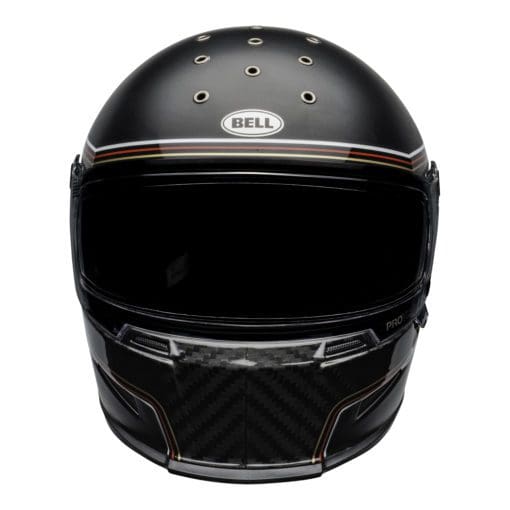 Bell 2021 Cruiser Eliminator Carbon Adult Helmet (RSD The Charge Helmet M/G Black) - Image 5