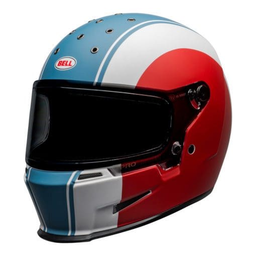Bell 2021 Cruiser Eliminator Adult Helmet (Slayer White/Red/Blue) - Image 4