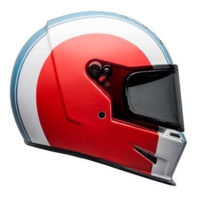 Bell 2021 Cruiser Eliminator Adult Helmet (Slayer White/Red/Blue)