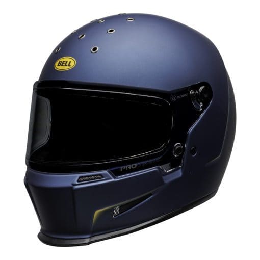 Bell 2021 Cruiser Eliminator Adult Helmet (Vanish Matte Blue/Yellow) - Image 4