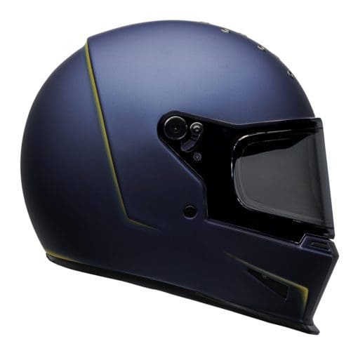 Bell 2021 Cruiser Eliminator Adult Helmet (Vanish Matte Blue/Yellow)