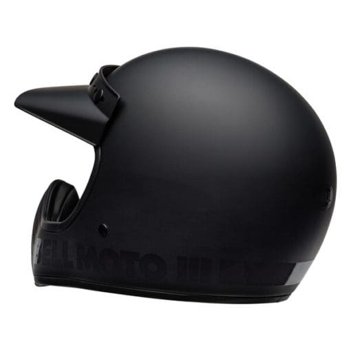 Bell 2021 Cruiser Moto 3 Adult Helmet (Blackout Matte/Gloss Black) - Image 5