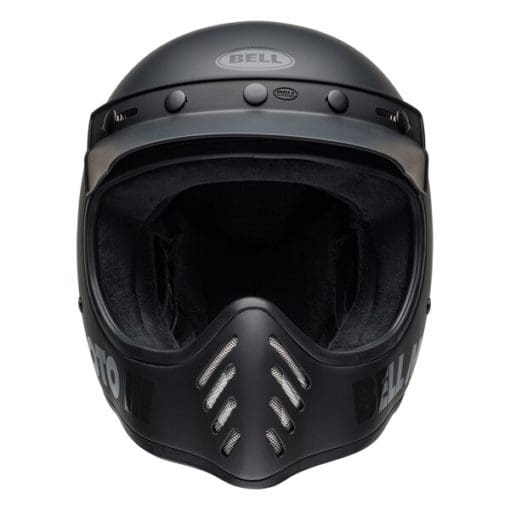 Bell 2021 Cruiser Moto 3 Adult Helmet (Blackout Matte/Gloss Black) - Image 6