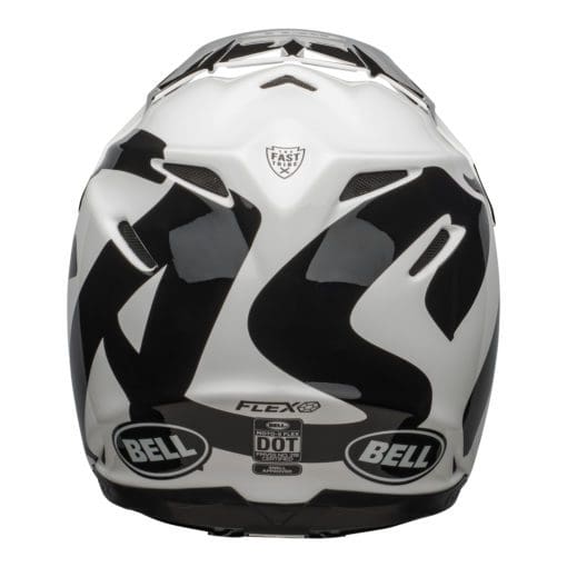 Bell MX 2021 Moto-9 Flex Adult Helmet (Fasthouse Newhall White/Black) - Image 3