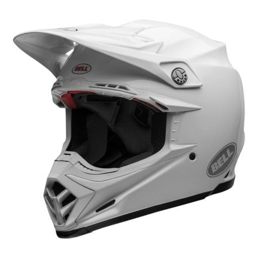 Bell MX 2021 Moto-9 Flex Adult Helmet (Gloss White) - Image 5