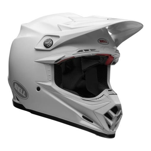 Bell MX 2021 Moto-9 Flex Adult Helmet (Gloss White) - Image 4