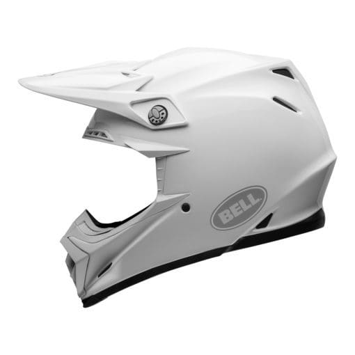 Bell MX 2021 Moto-9 Flex Adult Helmet (Gloss White) - Image 3