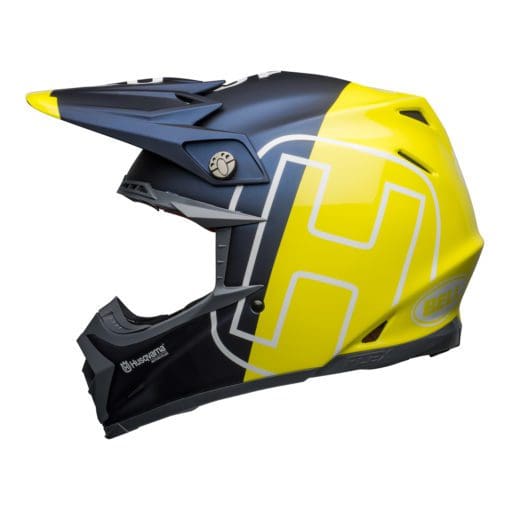 Bell MX 2021 MX-9 Mips Adult Helmet (Dash Matte Gray/Infrared/Black) - Image 5