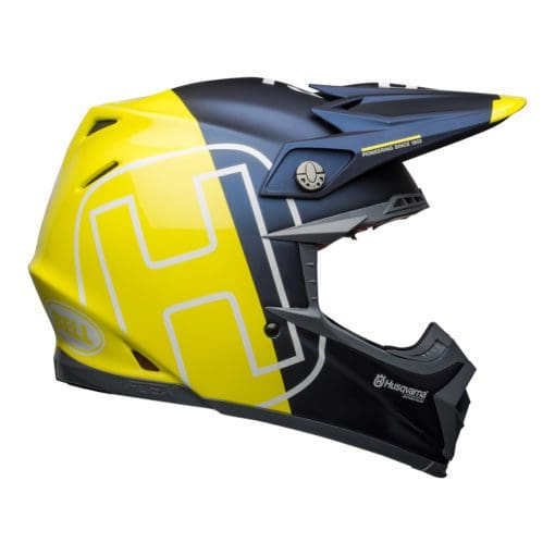 Bell MX 2021 MX-9 Mips Adult Helmet (Dash Matte Gray/Infrared/Black) - Image 4