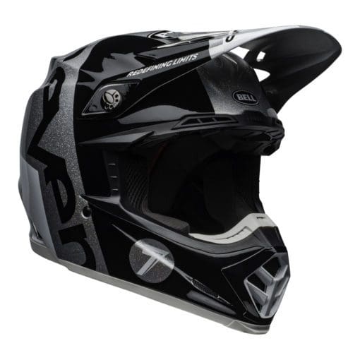 Seven MX 2021 Moto-9 Flex Adult Helmet (Galaxy M/G Black/Silver) - Image 4