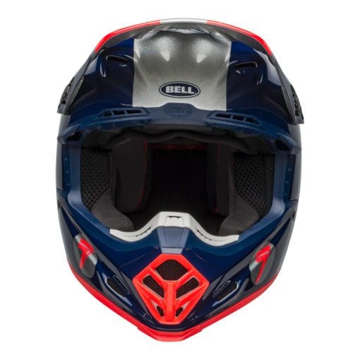 Seven MX 2021 Moto-9 Flex Adult Helmet (Galaxy M/G Navy/Silver) - Image 5