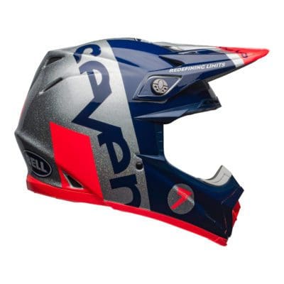 Seven MX 2021 Moto-9 Flex Adult Helmet (Galaxy M/G Navy/Silver)