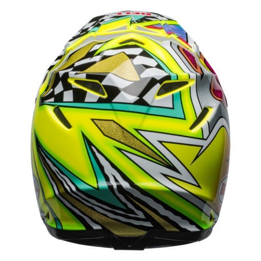 Bell MX 2021 Moto-9 Flex Adult Helmet (Tagger Mayhem Green/Black/White) - Image 4