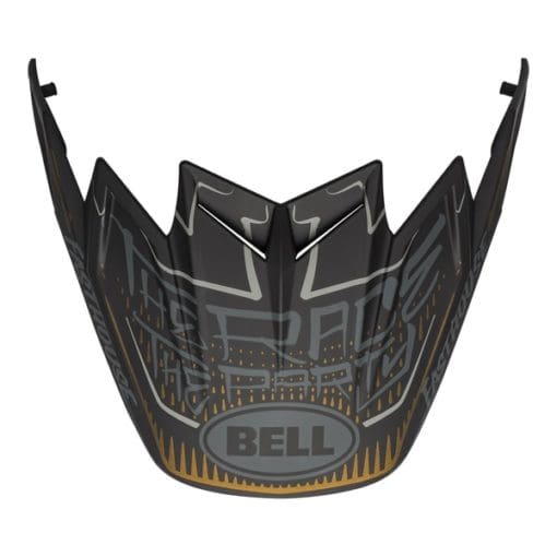 Bell MX 2021 Moto-9 Flex Adult Helmet (Fasthouse Day In The Dirt Matte Black/Grey/Red) - Image 9