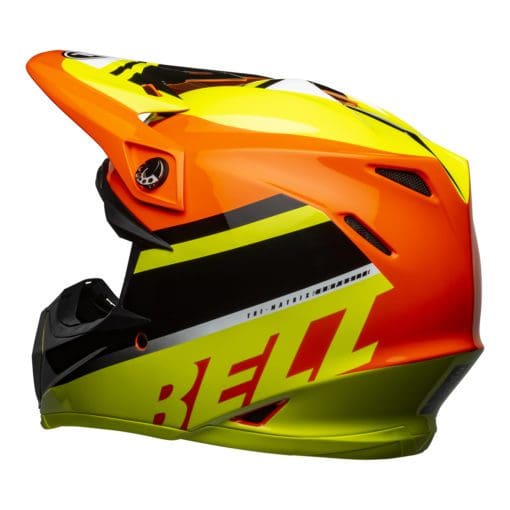 Bell MX 2021 Moto-9 Mips Adult Helmet (Prophecy Gloss Yellow/Orange/Black) - Image 4