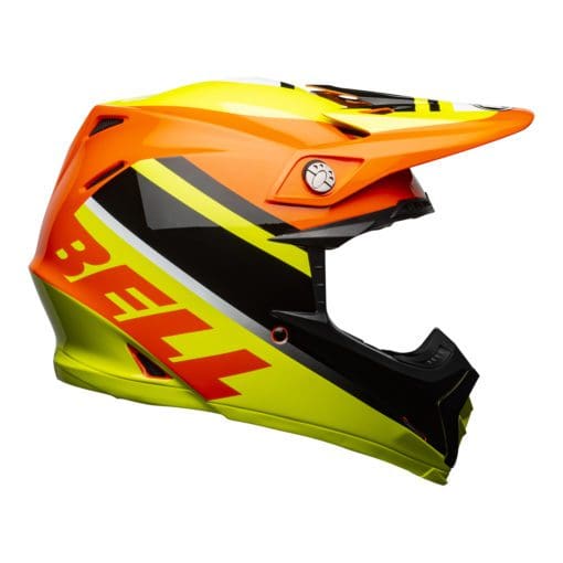 Bell MX 2021 MX-9 Adventure Mips Adult Helmet (Stealth Camo Matte Black/Hi-Viz) - Image 4