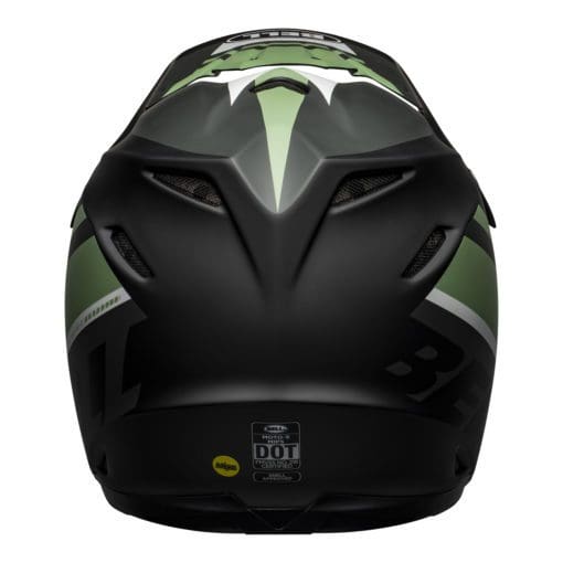 Bell MX 2021 Moto-9 Mips Adult Helmet (Prophecy Matte Black/Dark Green) - Image 4